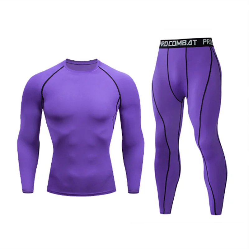 Compression Long Pant - Мужской компрессионный костюм: обтягивающая футболка с