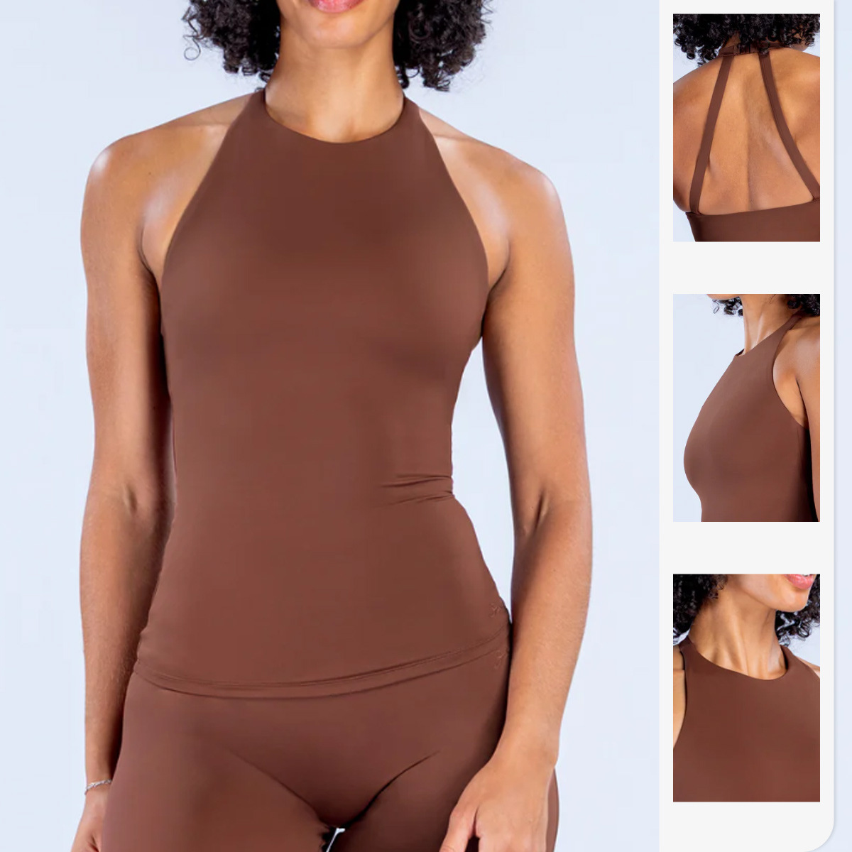 Женский топ-халтер с встроенны – обзор и цена Suspender Tank Top